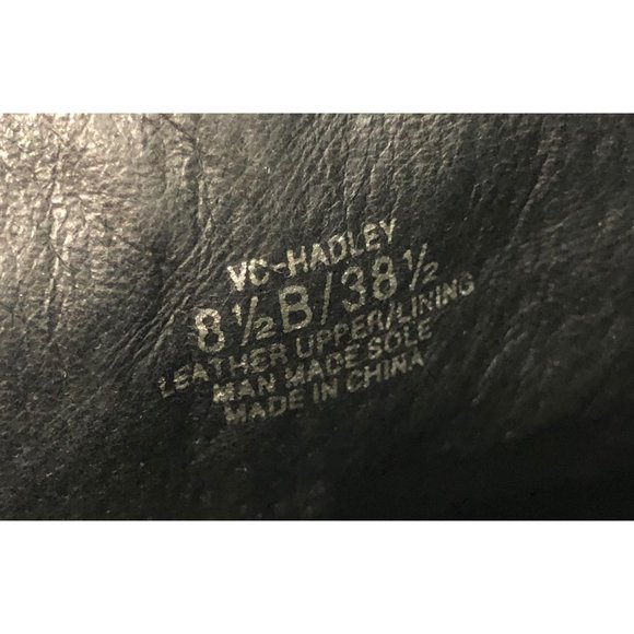 Vince Camuto Black Hadley Leather Heeled Bootie - Picture 5 of 7